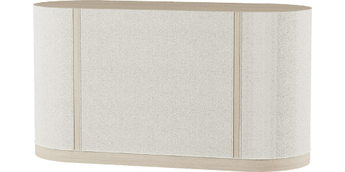 Upholstered Elliptical Pedestal (24)